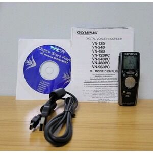 Olympus VN-960PC 128‎ MB, 16.5 Hours Handheld Digital Voice Recorder Preowned